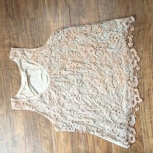 Sundance 100% Cotton Lace Tank